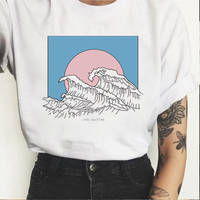 Free Shipping-WAVE OCEAN TEE - Thumbnail 1