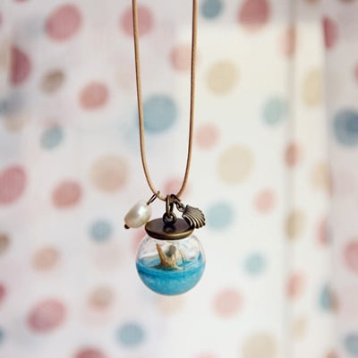 Ocean orb necklace