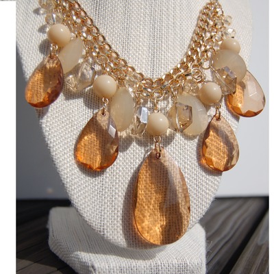 Smoky gem necklace