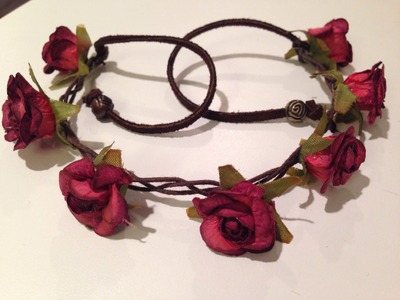 Oh So Rosy Bun Crown