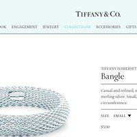 100% Authentic Tiffany & Co Somerset Mesh Set - Thumbnail 2