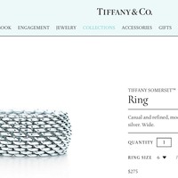 100% Authentic Tiffany & Co Somerset Mesh Set - Thumbnail 3