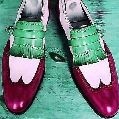 Classic jokester multi-color fringes loafer original leather men's shoes