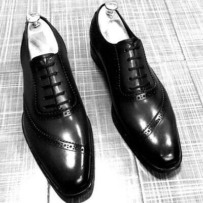 Reliable newly shape oxford genuine leather men's formal business shoes - Thumbnail 4