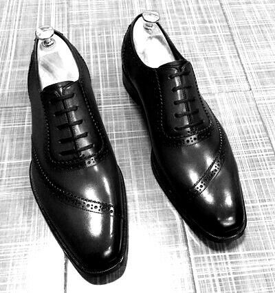Reliable Newly Shape Oxford Genuine Leather Men's Formal Business Shoes