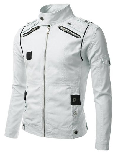 WOMENS BIKER JACKET, WHITE COLOR MOTORCYCLE JACKET, WOMEN BIKER JACKET