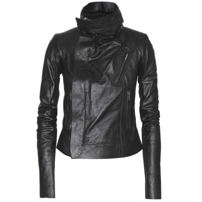 Handmade women classic biker leather jacket