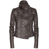 HANDMADE WOMEN CLASSIC BIKER LEATHER JACKET - Thumbnail 1