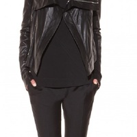 HANDMADE WOMEN CLASSIC BIKER LEATHER JACKET - Thumbnail 2