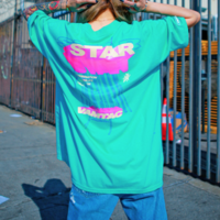"STAR" T SHIRT MINT - Thumbnail 2