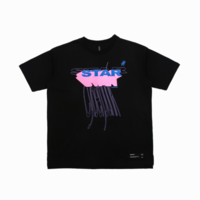 "STAR" T SHIRT BLACK - Thumbnail 1