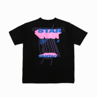 "STAR" T SHIRT BLACK - Thumbnail 2