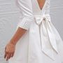 Simple Short Beach Bohemia Wedding Dresses Short Sleeve Mini Boho Wedding Dress -1