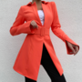 Chic Belted Blazer Coat-1