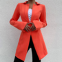 Chic Belted Blazer Coat-2
