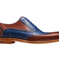 Handmade Two Tone Dress Shoes for Men's, Men Brogue Leather Formal Shoes - Thumbnail 1