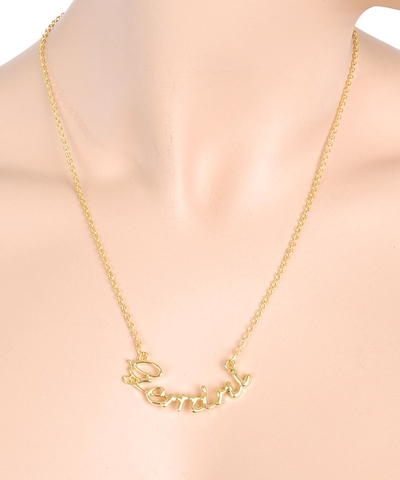 Gold Zodiac Pendant Necklace