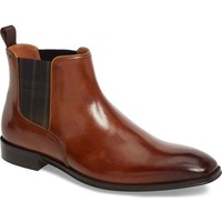 New Mens Brown Leather Chelsea Boots, Men Brown Ankle Leather Boot - Thumbnail 1