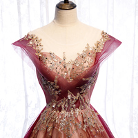 Stylish tulle sequins prom dress formal dress - Thumbnail 1