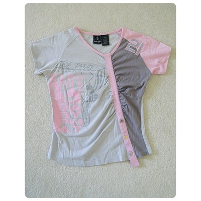 Girls baby phat grey/pink shirt