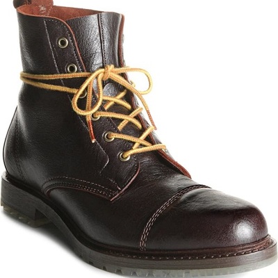 Handmade men black biker cap toe boots, men ankle leather boots, mens fashion riding boots