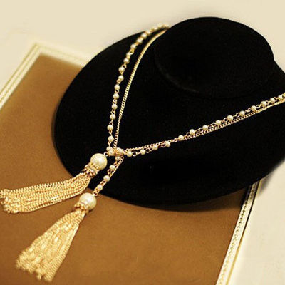 Sheetal tassel necklace