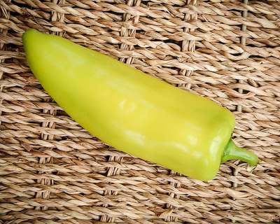 Sweet Banana Yellow Wax Chili Pepper Premium Seed Packet