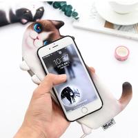 Simulation Cartoon Cat Pencil Case  - Thumbnail 2