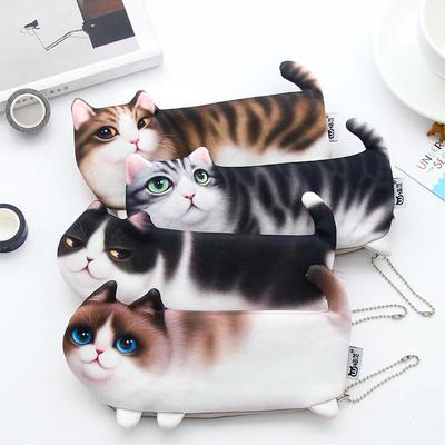 Simulation cartoon cat pencil case 