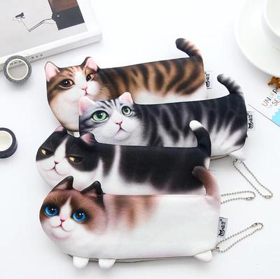Simulation Cartoon Cat Pencil Case 
