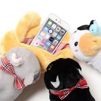  Cartoon Cat Plush Pencil Case  - Thumbnail 3