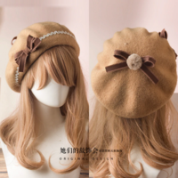 Lolita Berrets Wool Blend Hats - Thumbnail 2