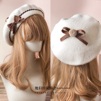 Lolita Berrets Wool Blend Hats - Thumbnail 1