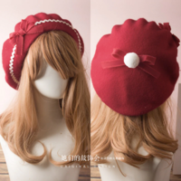 Lolita Berrets Wool Blend Hats - Thumbnail 3