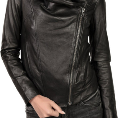 Women's hooded leather jacket, womens leather jackets, women leather hoodies