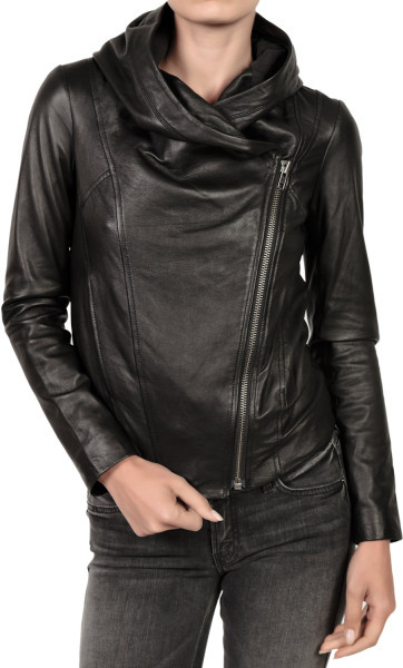 WOMEN'S HOODED LEATHER JACKET, WOMENS LEATHER JACKETS, WOMEN LEATHER HOODIES