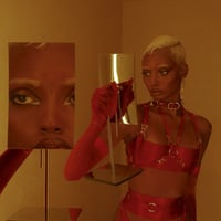 VIV Choker ( Red + Silver ) - Thumbnail 4