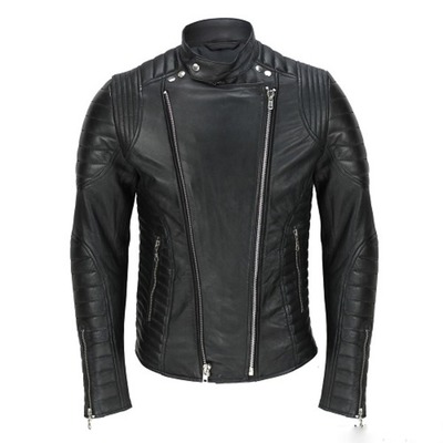 Mens genuine real lambskin leather motorcycle jacket, new motorcycle jacket