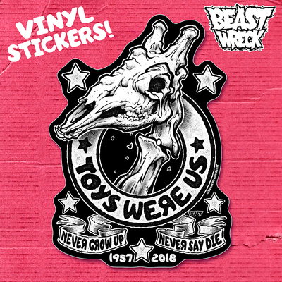 Toys were us sticker