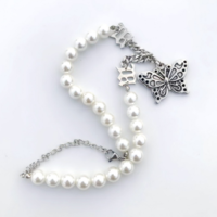 BUTTERFLY PEARL NECKLACE - Thumbnail 3