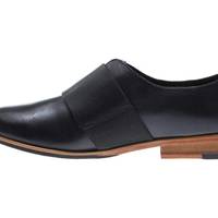 Handmade Men Black leather shoes moccasins, Men black dress shoes, Men handmade shoes - Thumbnail 2