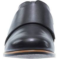 Handmade Men Black leather shoes moccasins, Men black dress shoes, Men handmade shoes - Thumbnail 3