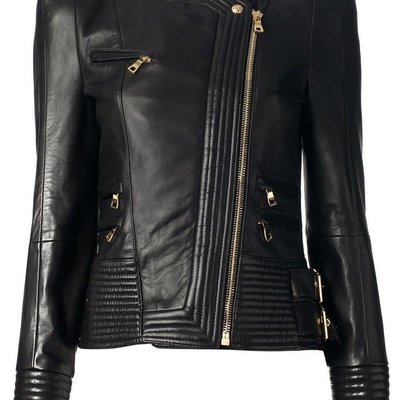 Women black leather jacket, leather jackets for women, women fashion jackets