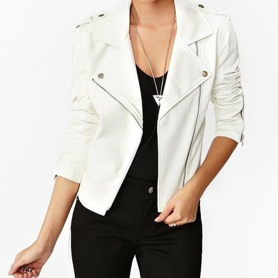 New womens genuine leather jacket, women biker leather jacket, womens jackets