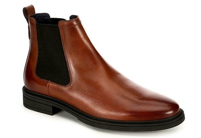 Handmade Mens Brown Leather Chelsea Boots, Men formal Leather Ankle Boots