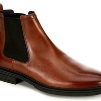 Handmade Mens Brown Leather Chelsea Boots, Men formal Leather Ankle Boots - Thumbnail 4