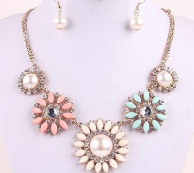 Bouquet Statement Necklace Set