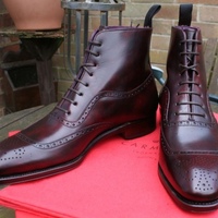 Men Awesome Friday Deal Brown Leather Cap Style Dress Formal Boot - Thumbnail 3