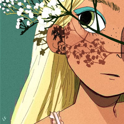 Dewy shadows print - Thumbnail 1