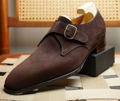 Copy of Handmade Men Brogue Shoes Men Dress Casual Soft Rubber Wedding Shoes